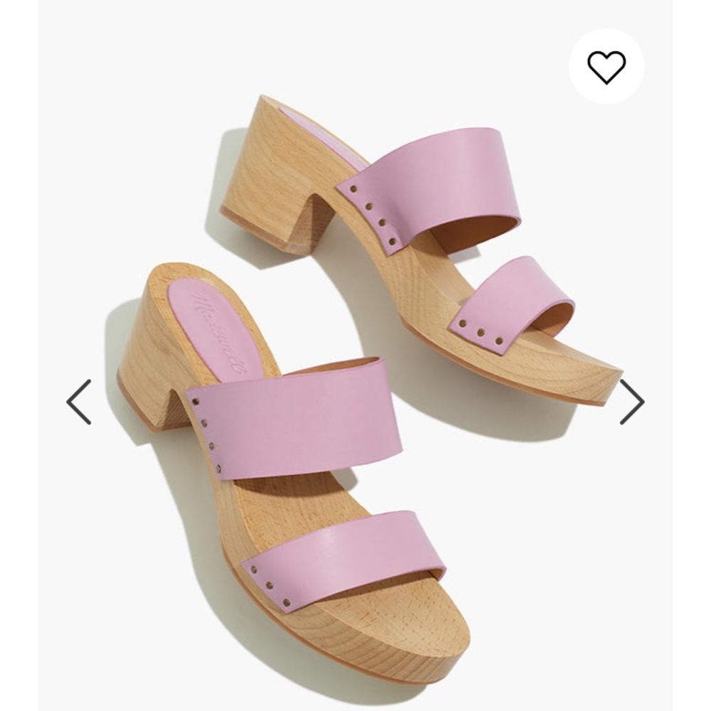 Madewell Clara Clog Sandal in Lavender